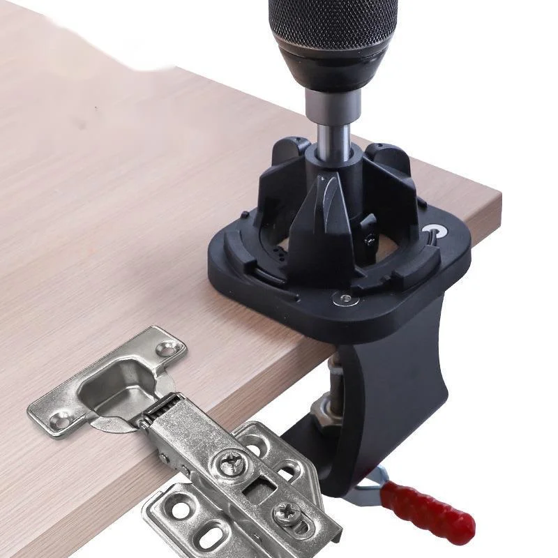 Adjustable 35MM Cup Hinge Boring Jig Drill Guide Wood Drilling Dowel Jig Woodworking Hole Opener Template Door Cabinet Hinge Set adjustable 35mm cup hinge boring jig drill guide wood drilling dowel jig woodworking hole opener template door cabinet hinge set