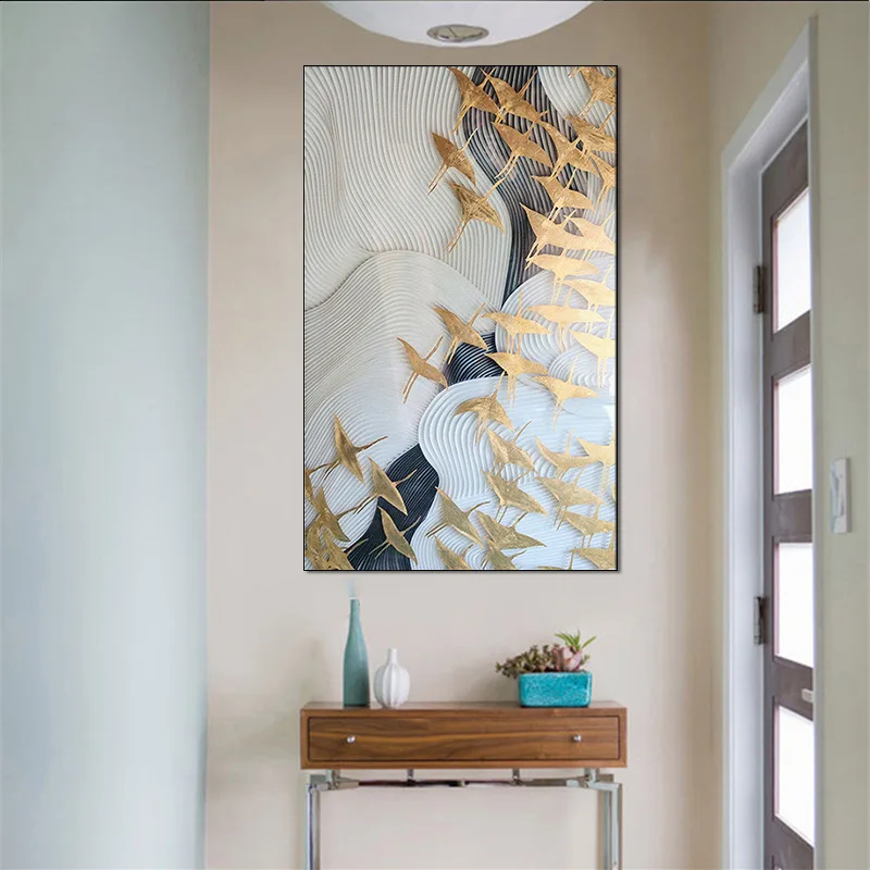 

Canvas painting abstract hotel home decoration painting bedroom living room porch poster