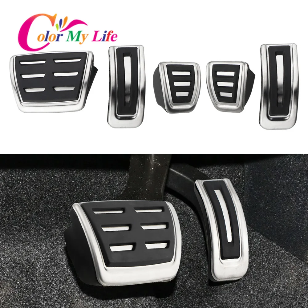 Car Pedal Covers For Volkswange VW Polo Bora Jetta Golf 4 MK4 IV Jetta MK4 For Audi A1 A3 TT Skoda Fabia Rapid