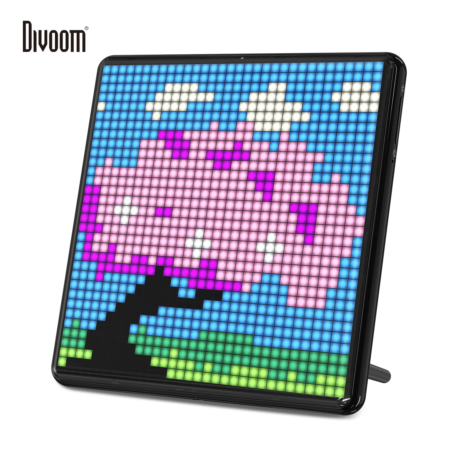 Divoom Pixoo Max 32*32 Pixel Art Display APP Control - Cool Animation Frame Desk Mount for Gaming Room Business Advertisement