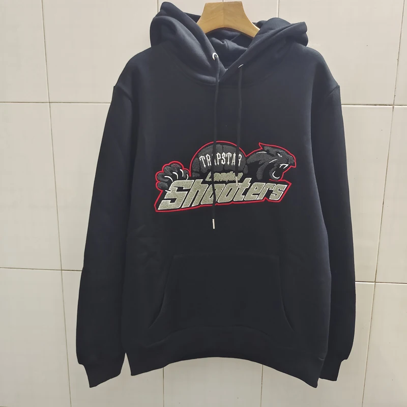 Traje de chándal Trapstar Sudadera con capucha High Street Cabeza de tigre  Toalla Bordado