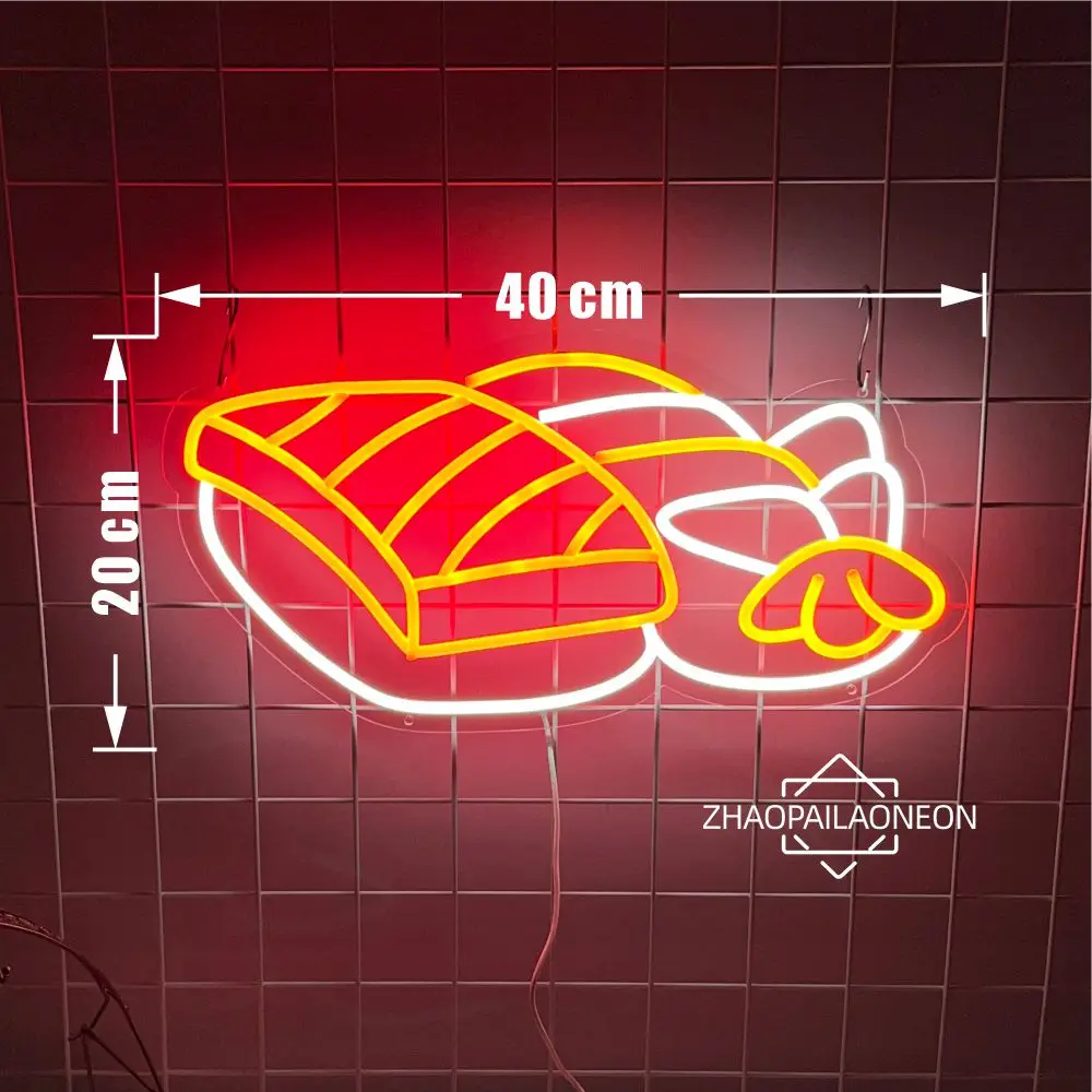 Enseigne Au Néon Pour Sushi Japonais, LED à Intensité
