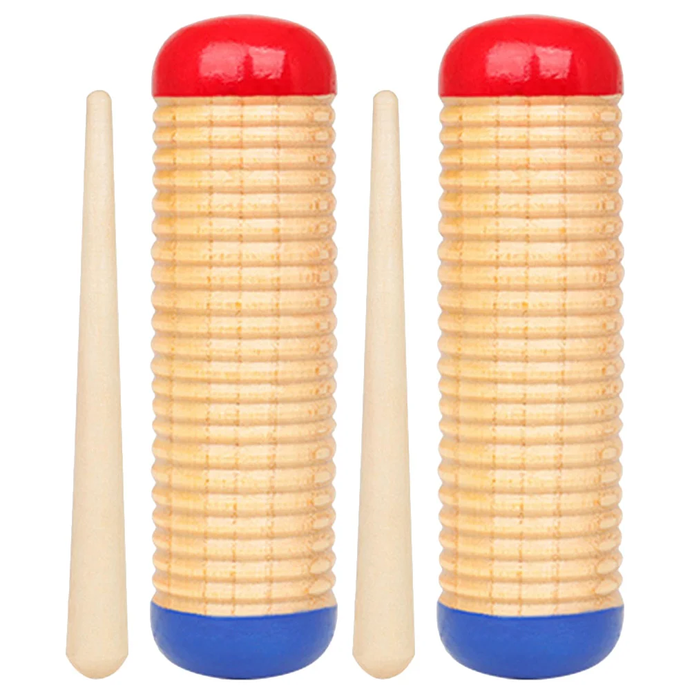 

2 набора песочного инструмента Bandlette Музыкальные инструменты встряхивание рук глаз координация деревянный