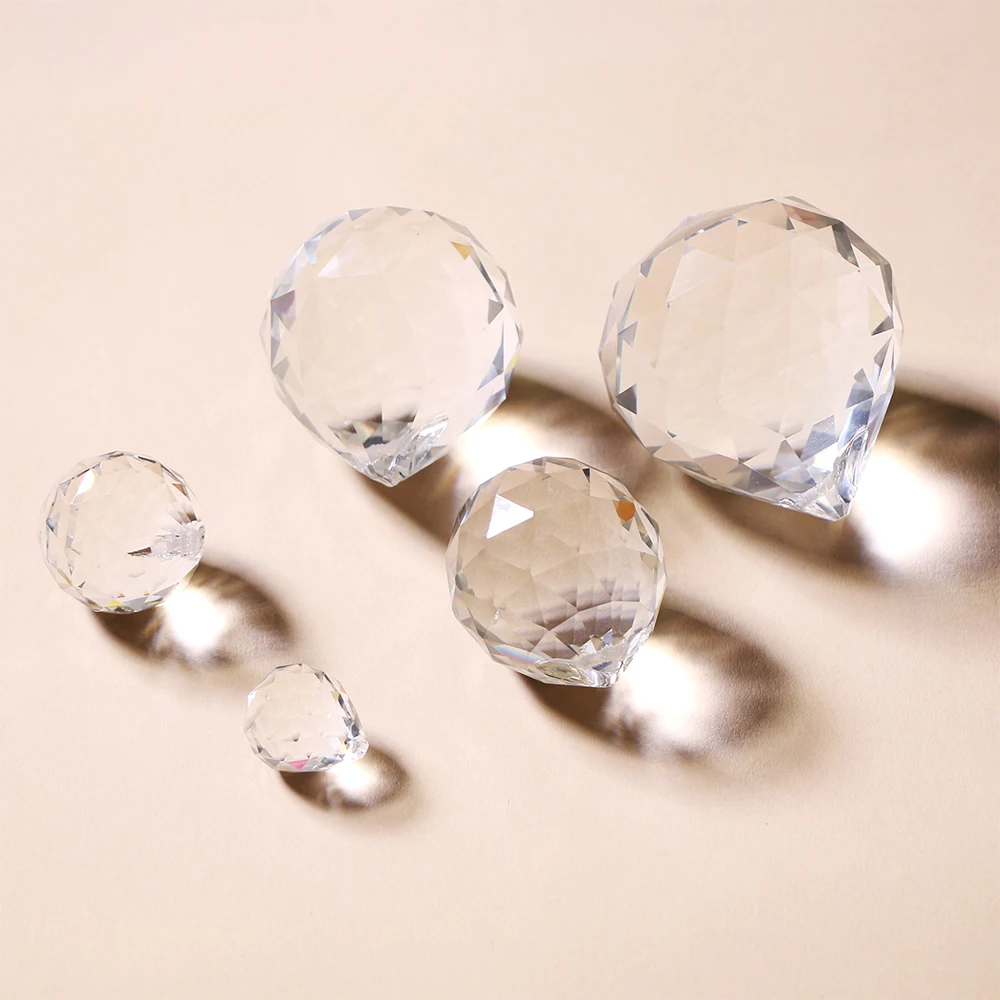 1 Piece Prism Crystal Ball 20mm Sun Catcher Glass Ball For Chandeliers DIY crystal hang Pendant Shinning Wedding Decor sun catcher,crystal pendant,sun catchers