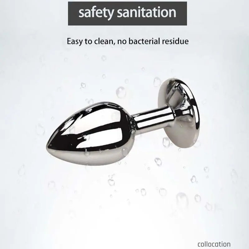 Anal Butt Plug for Unisex 5size