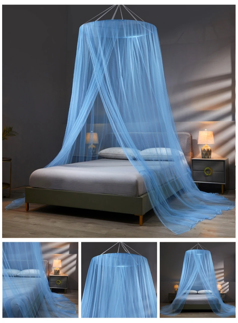Moskitonetze für Bett, Camping, Baldachin, Vorhang, Doppelbett, Raumdekoration, Artikel, elegante Zimmervorhänge, Moskitonetz, Netz – Detail 10