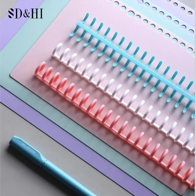 

1Pcs A4 30 Holes Loose-leaf Paper Book Circles Ring Scrapbook Album Binder Spiral Notebook Binding Clips Stationery Supplies
