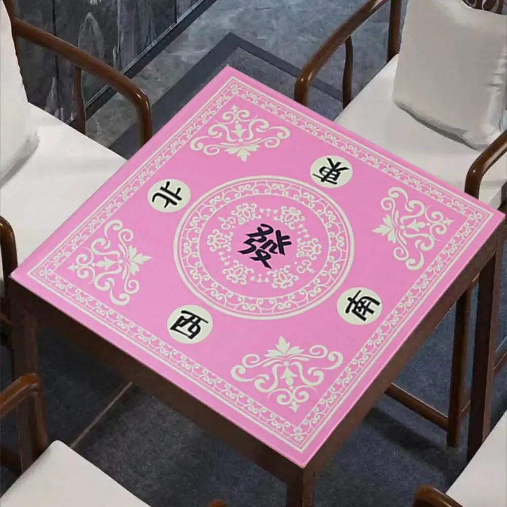 Durable Mahjong Mat Foldable Anti-slip Mahjong Table Mat for Board Games Decoration Noise Reduction Mahjongg for
