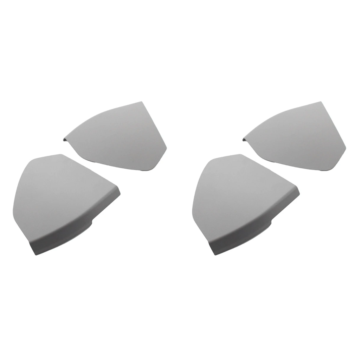 4x Gray Car Front Door Plastic Cover Trim Shell for Mercedes Benz E