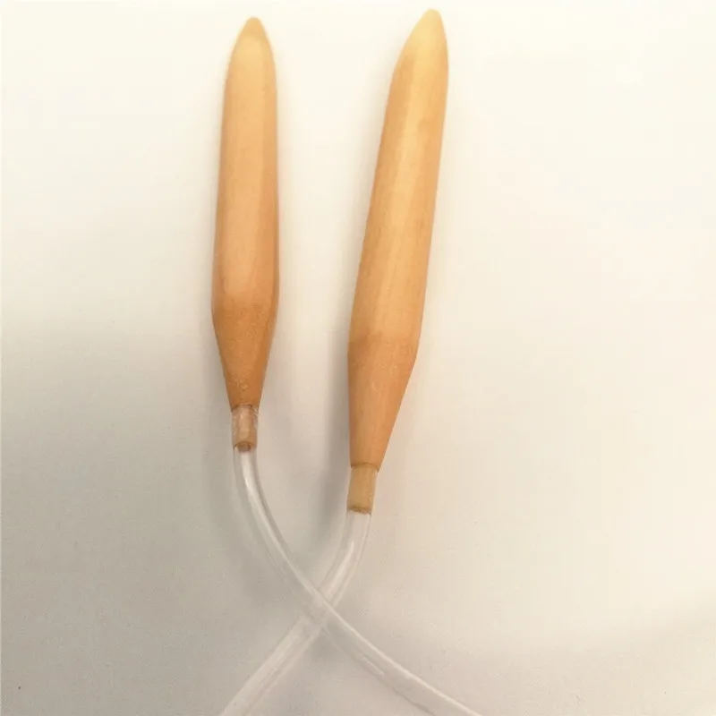 15/20/25mm Crochet Hooks Circular Bamboo Thick Knitting Needles Double  Pointed Yarn Dyed Sewing Tools Knitting Accessory