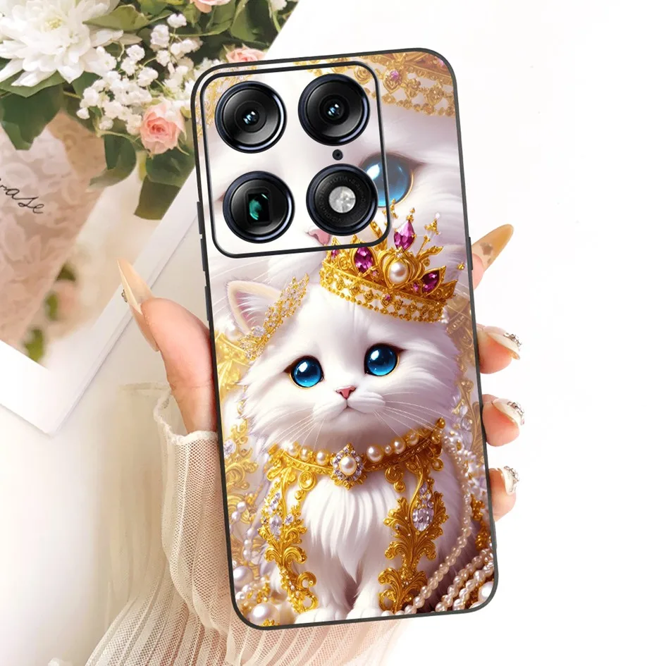 Floral Marble Soft Silicone Protective Case