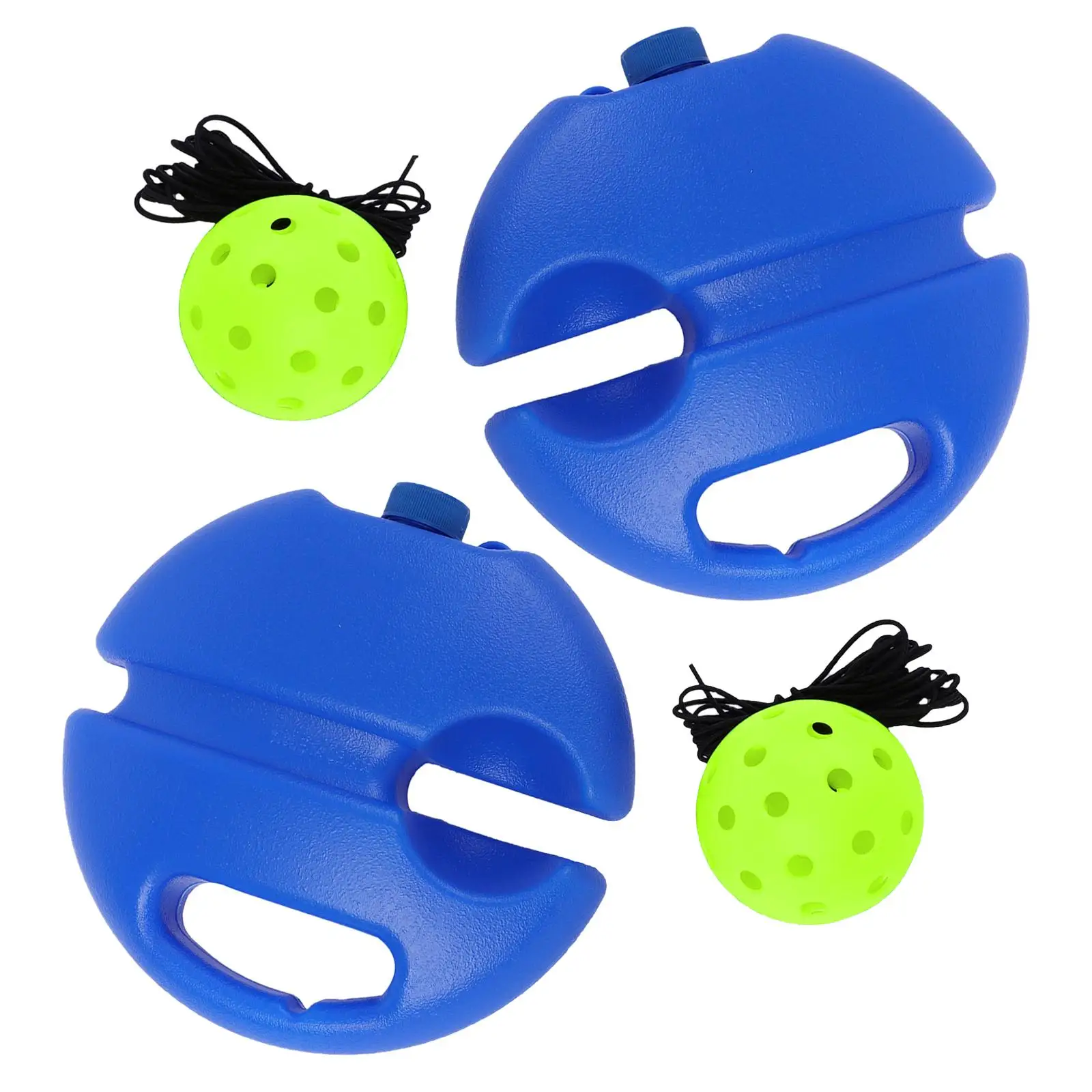 2x Pickleball Trainer with Pickleball Ball Portable with Handle Pickleball Rebounder for Training Exercise Sport Beginner Kids