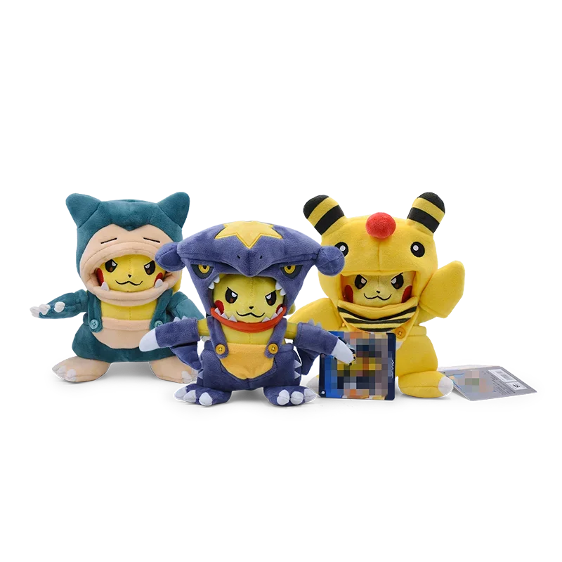 Eevee Pikachu Cosplay Giocattoli di Peluche Charizard Peluche Lucario Pikach Peluche Bambola Peluche Simpatico Cartone Animato Regalo Bambole Del Fumetto - immagine 2