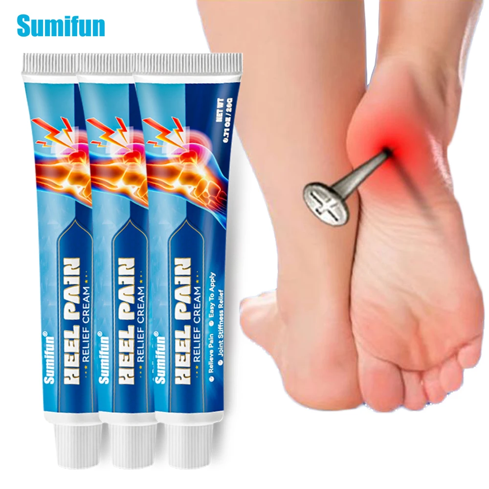 

1/3Pcs Sumifun Heel Pain Relief Cream Plantar Spur Ankle Sprain Care OIntment Arthritis Joint Muscle Ache Massage Plaster 20g