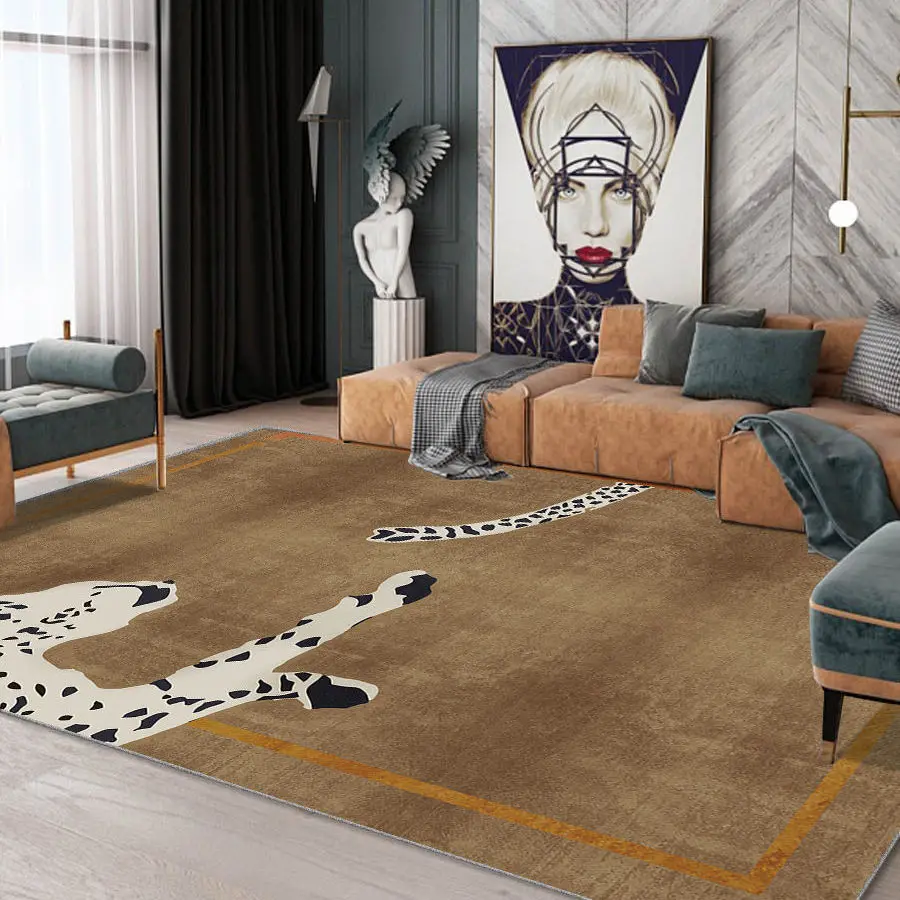 

Luxury carpets for living room sofa tea table mat modern simple American bedroom rug bed tail carpet cloakroom carpet Lounge Rug