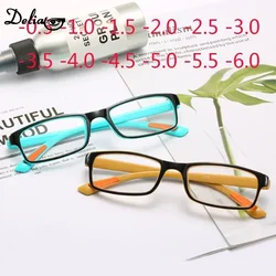 Plastic Myopia Square Glasses Myopic Glasses Women Men Short Vision Glasses -0.5 -1.0 -2.0 To -8.0