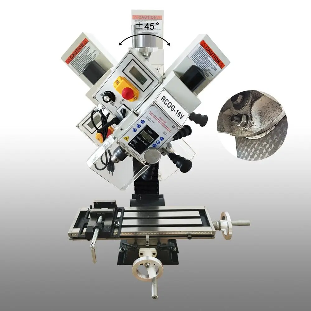 110V or 220v Precision Brushless Drilling and Milling Machine Copper Motor MT2 Drilling 2