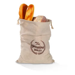 Eco-Friendly Reusable Linen Bread Storage Bags - Set of 3 Styles (40 X 30 cm words)