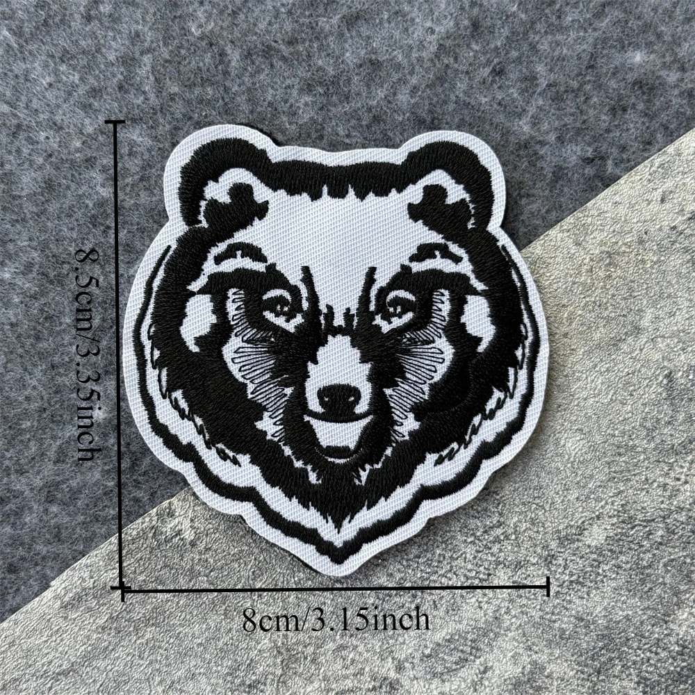 Opossums und Waschbären Militärarmband-Aufnäher, taktisches Moralabzeichen, bestickte Hakenschlaufen-Aufnäher für Kleidung, Rucksack-Aufkleber – Detail 14