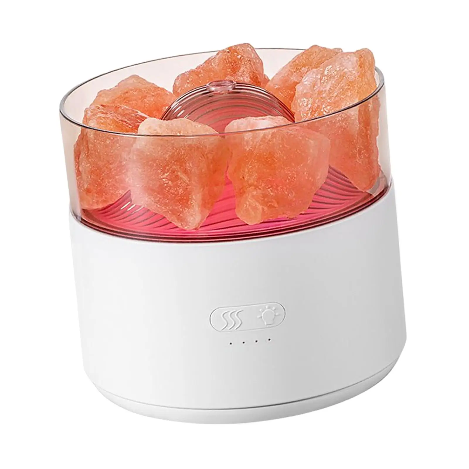 

Personal Air Humidifier Cooling Mist Birthday Gift USB Essential Oil Diffuser Salt Lamp 3 in 1 for Yoga Living Room Home Desktop