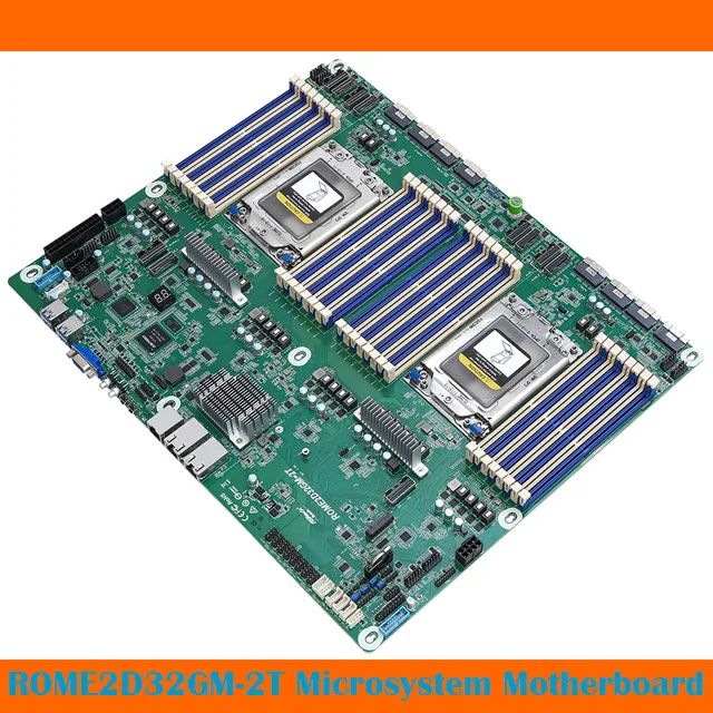 Материнская плата для ASRock Φ с поддержкой двух AMD EPYC 7003 DDR4, полностью протестирована 1