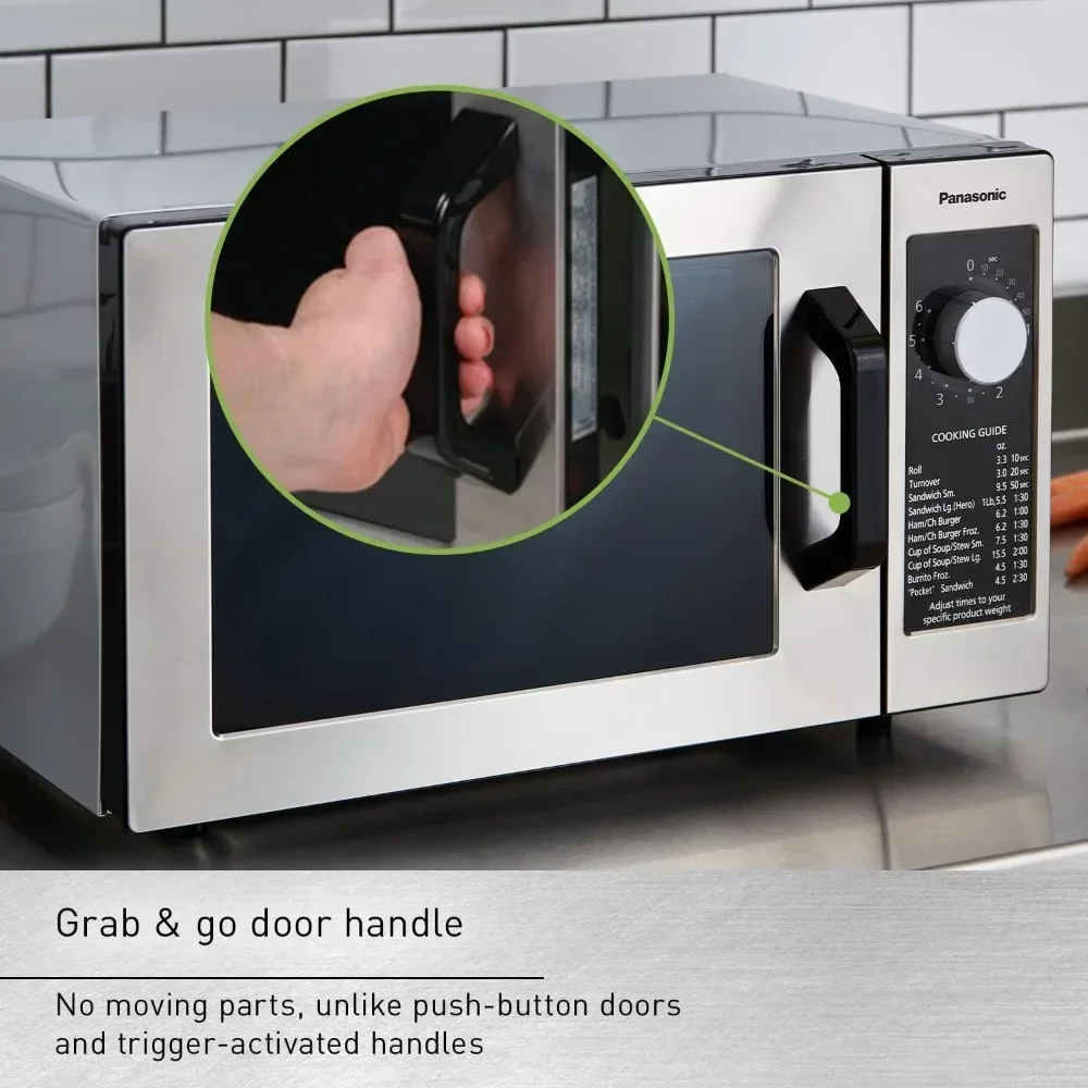 ercial Microwave Oven with 6-Minute Electronic Dial Control Timer, Bottom E 4
