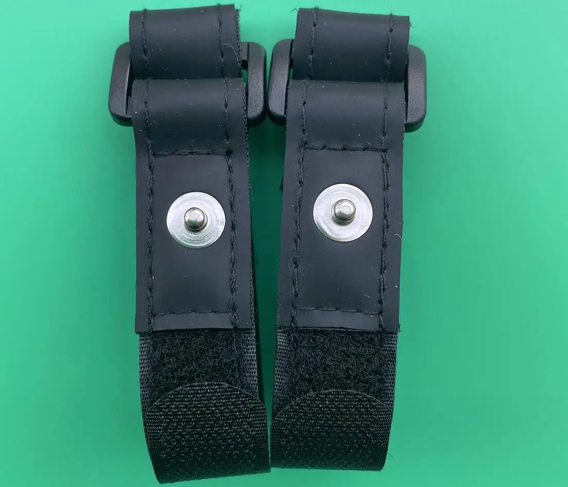 2pcs1pairBlackMicrocurrentbraceletCuffWristStrapsCablesFor