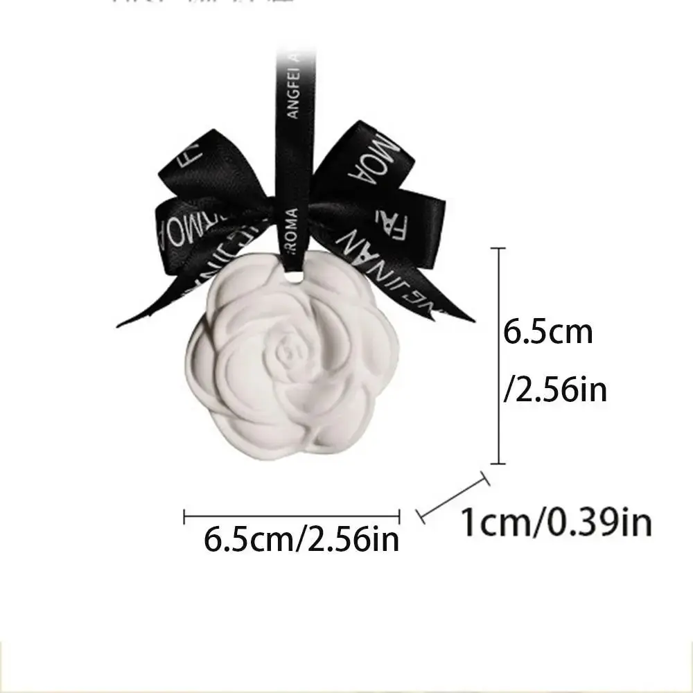 Camellia Blossom Plaster Aromatherapy Pendant Solid Air Purifying Balm Aromatherapy Plaster Wax Car Perfume Pendant Air