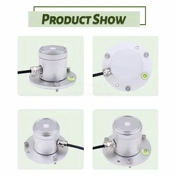 RS485 아날로그 광합성 활성 방사선 센서, 태양 방사선 측정 감지, 광 유도 출력, 400-700nm, 10-30V
