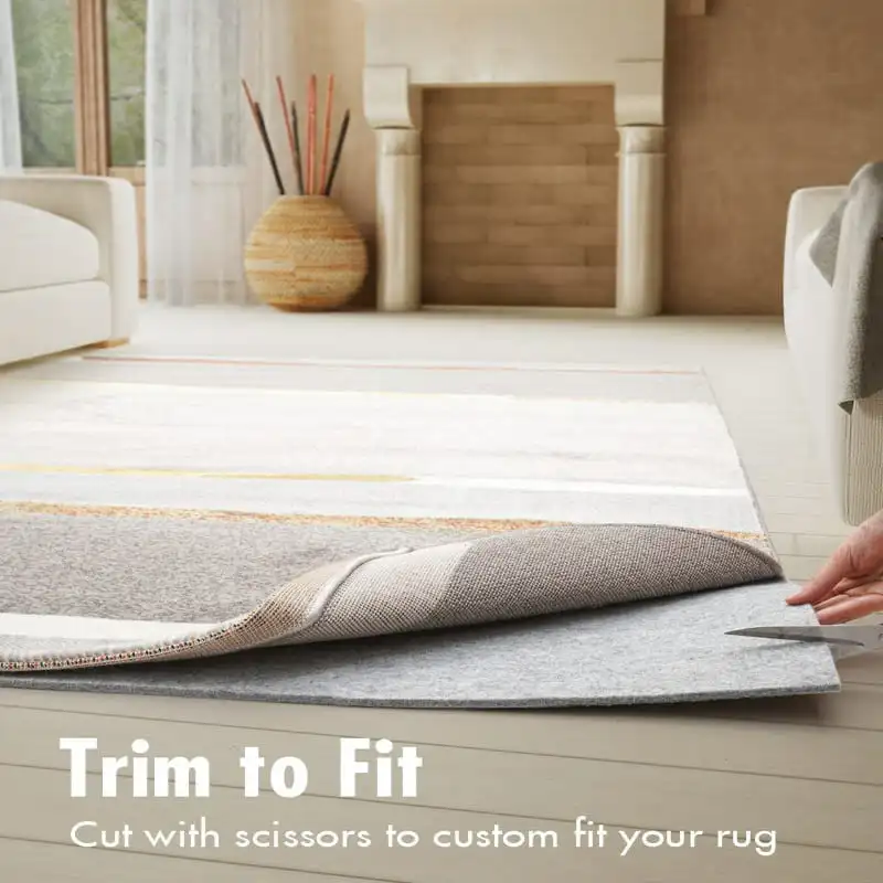 Rug Pad 5x7 Non Slip Pad Felt Floor Cushion Mat Pad Extra Thick