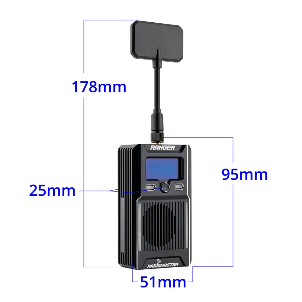 RF-модуль RadioMaster ELRS, передатчик 2,4 ГГц, 1 Вт с комбинированным передатчиком RP1 x2 и RP2 x1, высококачественный передатчик RadioMaster thumbnail 2