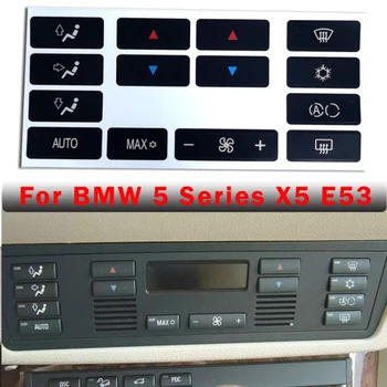 자동차 에어컨 스위치 버튼 커버, BMW X5 E53 1999-2006 E39 1996-2002, 1 세트, 신제품
