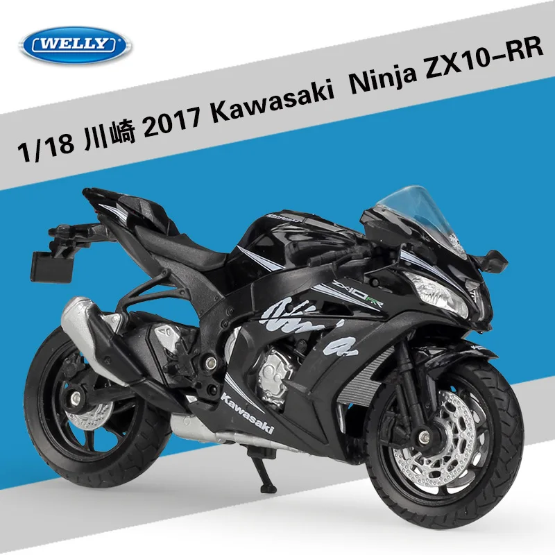 Welly 1:18 Mini Moto Series 2017 Kawasaki Ninja ZX10-RR ZX10RR