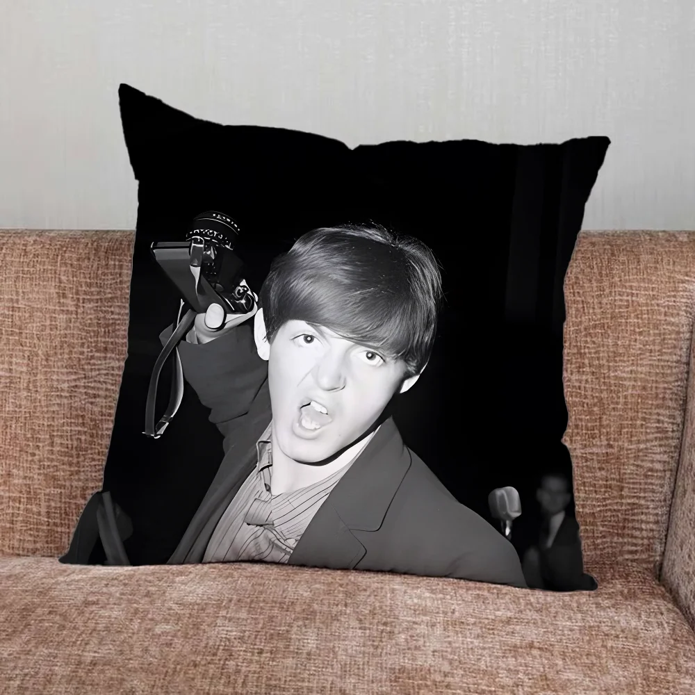 Sänger P-Paul M-McCartney Kissenbezug für Zuhause, Schlafzimmer, Auto, Büro, Dekoration, Wohnzimmer, Sofa, Kissenbezug, geeignet – Detail 13