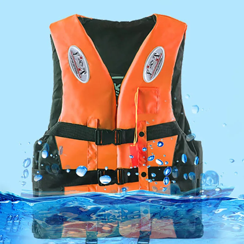 

Oulylan Skiing Driving Vest Survival S -XXXL Life Jacket for Adult Children Outdoor Swimming Boating Suit Life Vest With Whistle