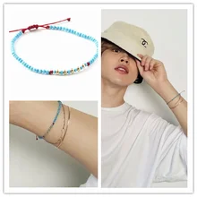 

KPOP Bangtan Boys JIMIN Same Bracelet Simple Colorful Bead Bracelet K-POP JK V JIN SUGA New Korea Fashion Gifts Fan Favorite