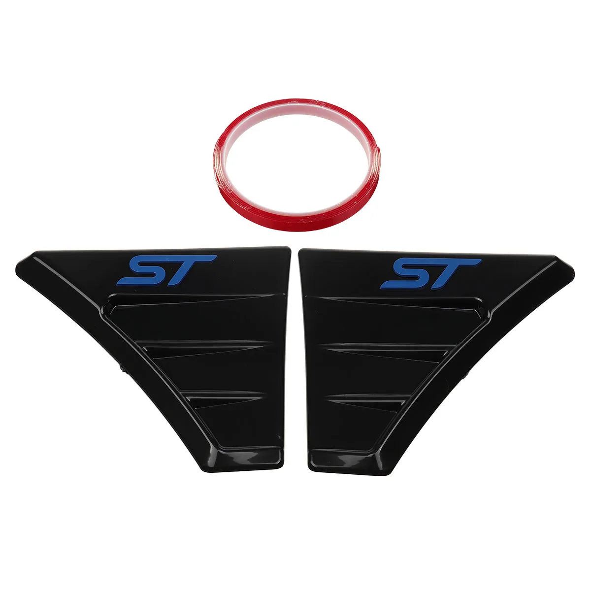 Red /Blue Car Side Vent Fender Spoiler Outflow Vent Sticker For Ford Focus MK2 All Models ST Style Wing Vents Cover