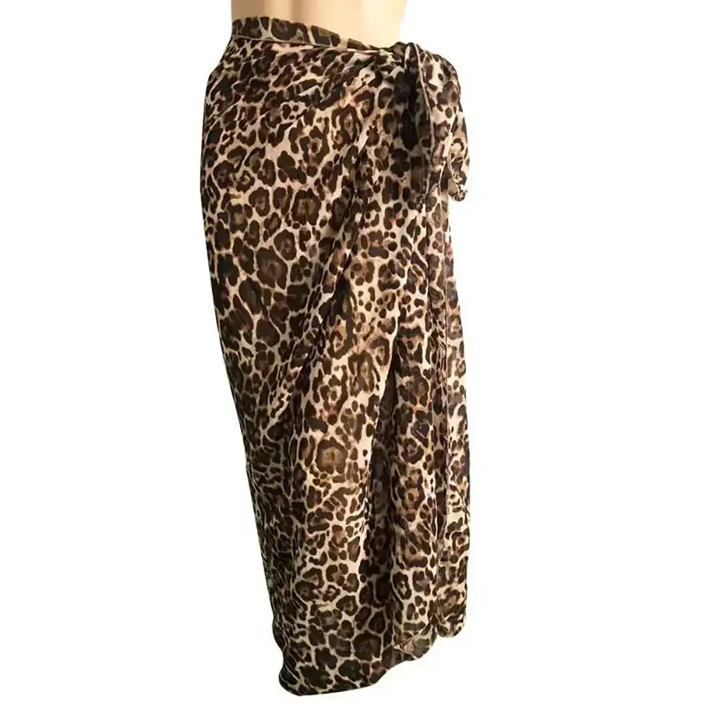 Summer Sheer Chiffon Sarong Skirt - Women's Swimsuit Cover-Up