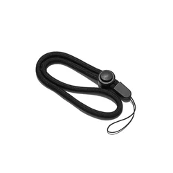 Adjustable Nylon Hand Wrist Strap Lanyard - Black color