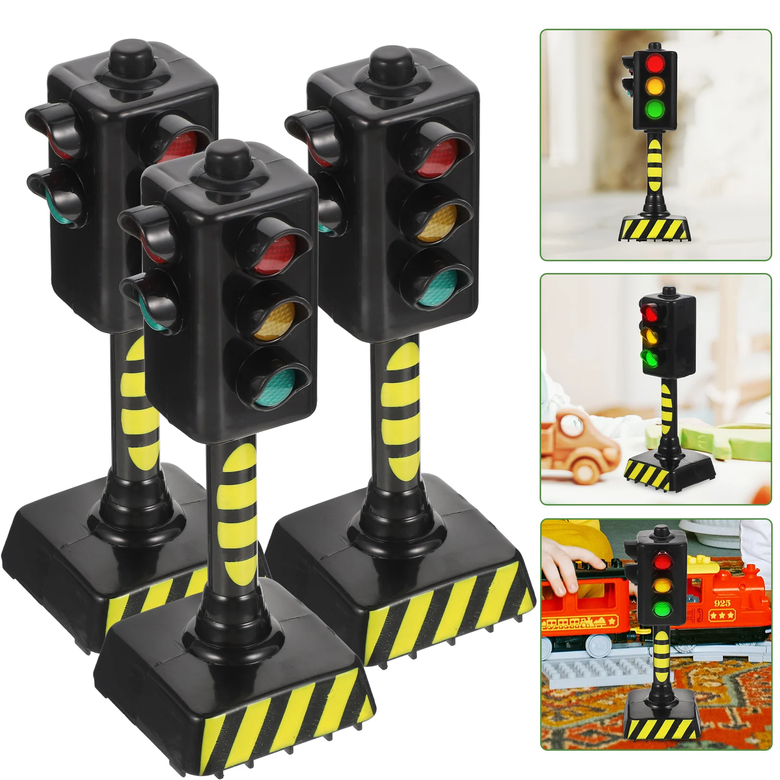 

Traffic Light Model Signs Kids Playthings Toys Signal Lamp Children Early Education Mini for