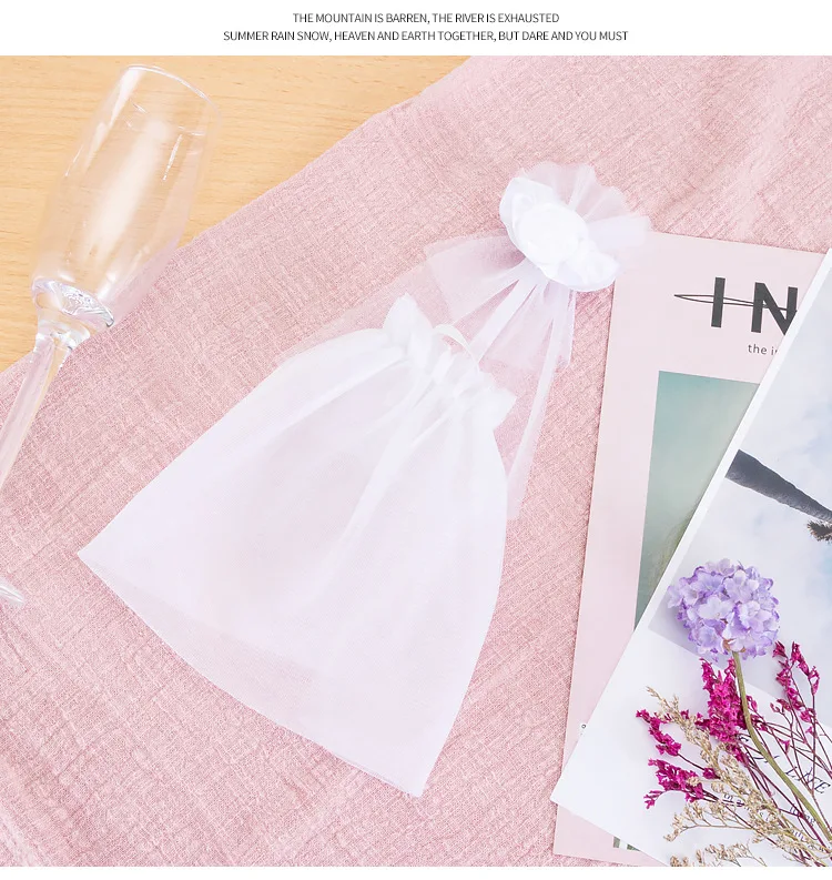 2Pcs Wedding Bottle Cover Bride Groom Wine Cups Champagne Glasses Ornaments Bride To Be Bridal Shower Bachelorette Party Decor