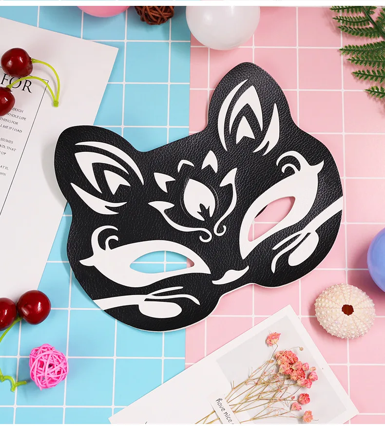 Fox Eye Sm Role Play Mask Leather Accessory For Adults_voghion.com