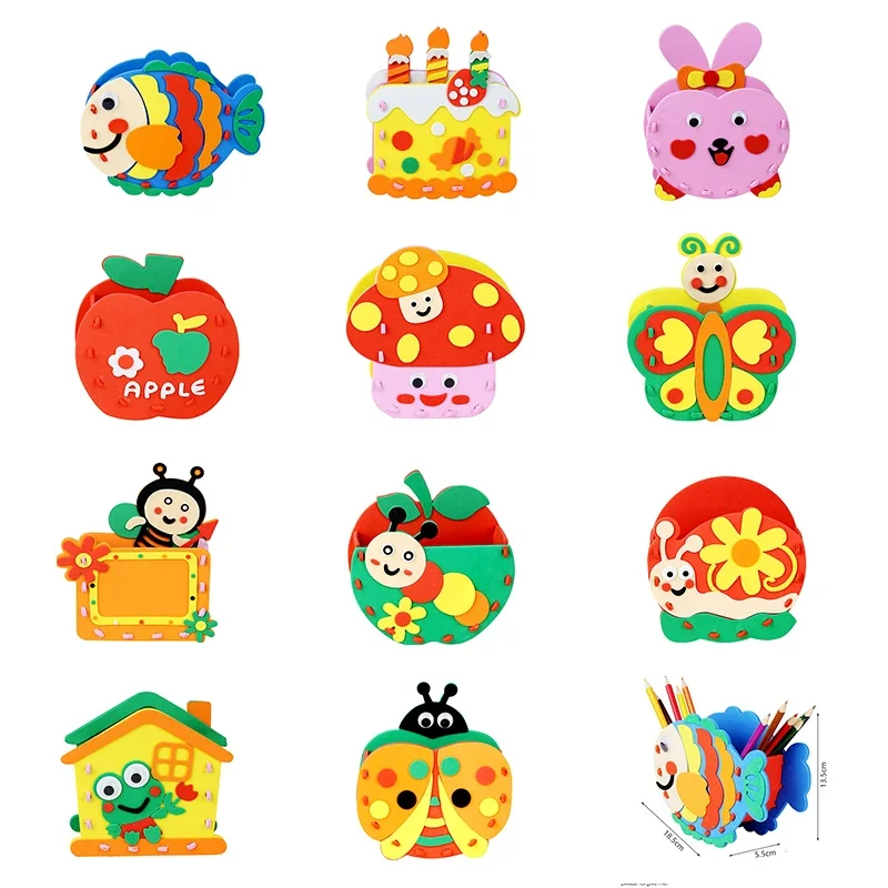 

1Set 3D EVA Foam Cartoon Educational Children DIY Home Decoration Personalized Jigsaw Toy Gift Kids Child Craft Puzzle Toy Kit