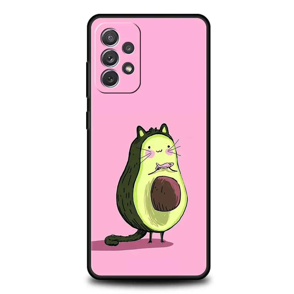 Adorable Avocado Yoga-Themed Phone Case