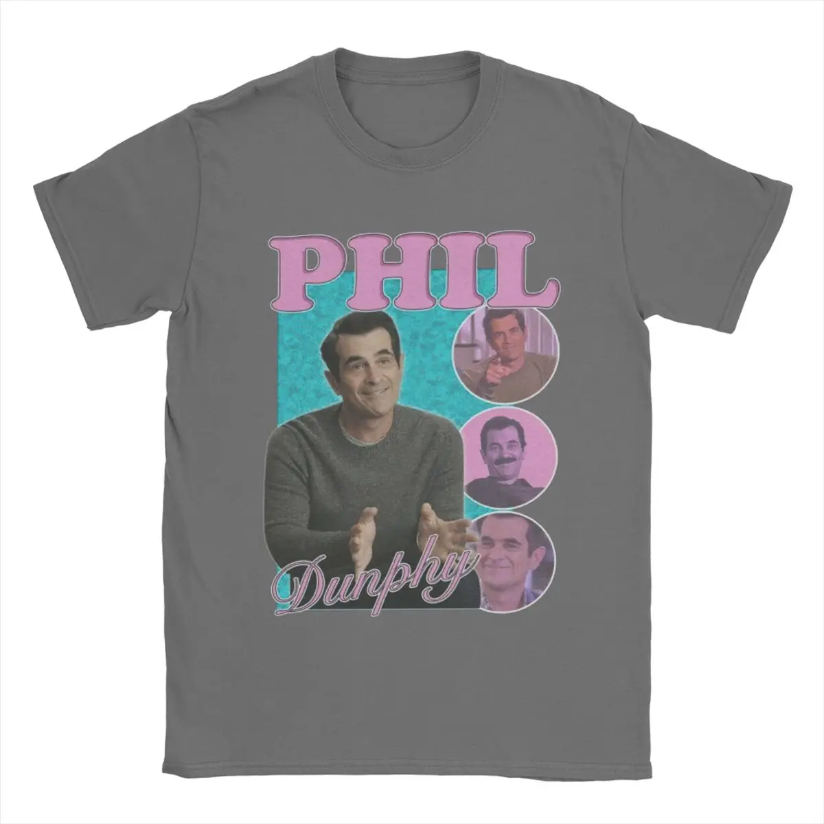 

Men Phil Dunphy T Shirt Cotton Clothes Casual Short Sleeve Crewneck Tees Plus Size T-Shirt