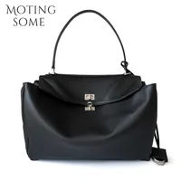 Motingsome 2024 Rodeo Buckle Woman Luxury Designer Bags Cow Leather Handbag Fashion Lady Pouch Retro Underarm Purses Tote New 1