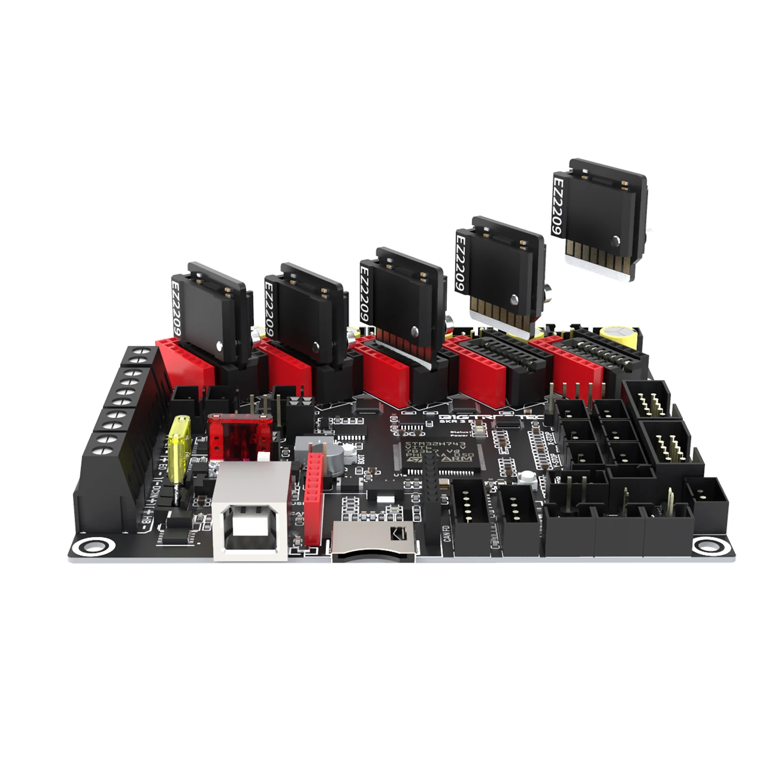 Bigtreetech-driver Connector Peças de Impressora 3d para Skr ez Ender v2 Raspberry pi Upgrade Ez2209 V1.0 Ez5160 Pro V1.0 Ez2208 ez - Imagem 3
