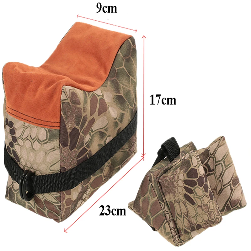 

Outdoor Shooting Bag Rest for Rifle Support Bag, Front Rear Unfilled Sandbag Set, Sniper Hunting, Tactical Gun Target Stand Bag