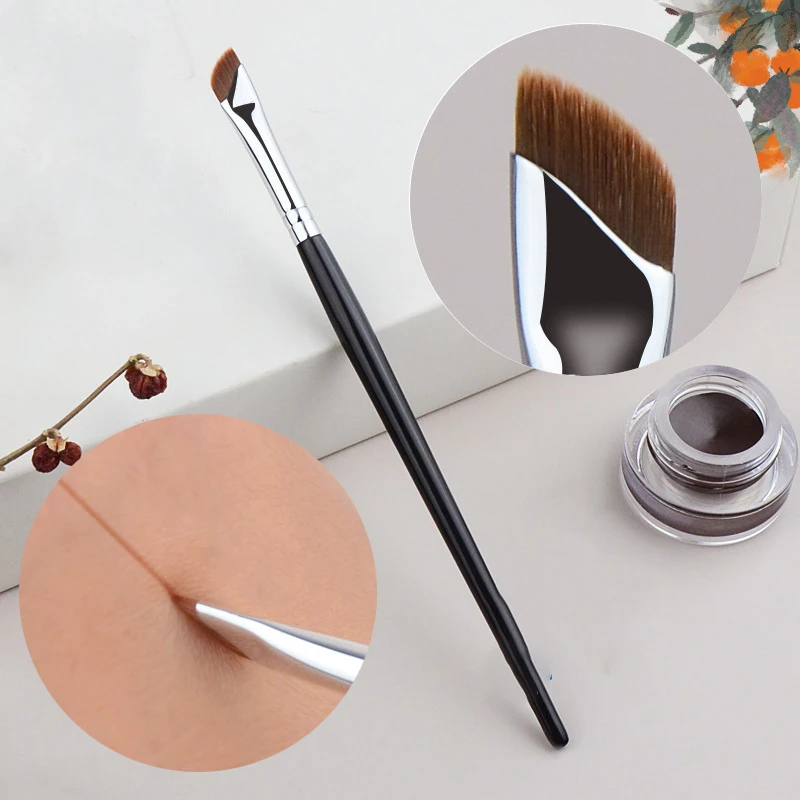 Novel Blade Eyeliner Brush Ultra Thin Fine Angle Flat Eyebrow Brush