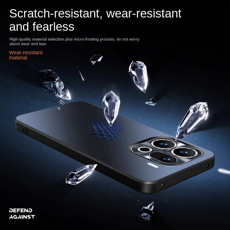 Fully Wrapped Camera Lens Protective Matte Back Case Cover